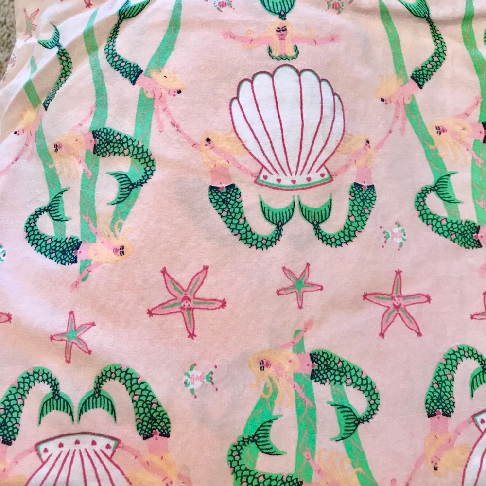 Govango Mermaids Cropped Cotton Pants